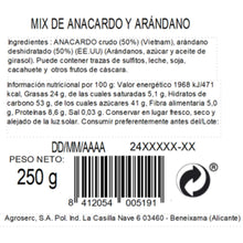 Load image into Gallery viewer, Mix Arándanos y Anacardos
