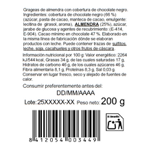 Cargar imagen en el visor de la galería, Almendra chocolate negro
