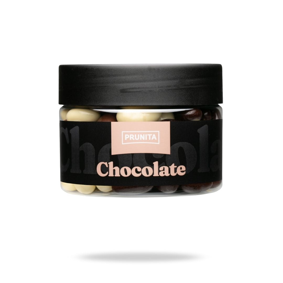 Mix Almendras con Chocolates Negro, Leche y Blanco 400 g