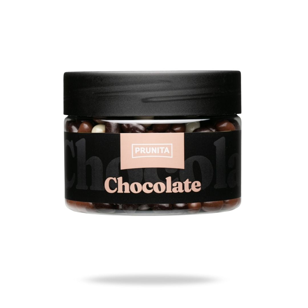 Mix Cacahuetes con chocolates negro, leche y blanco 400 g