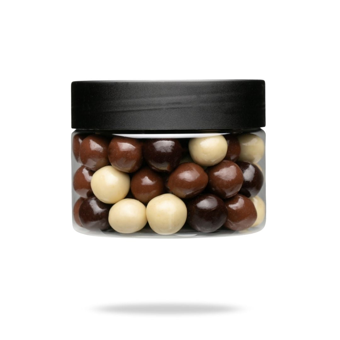 Mix crujientes bolas cereal con chocolate negro, leche y blanco 200 g